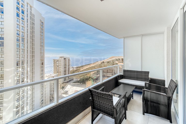 Modern ocean view apartment in northern Reñaca