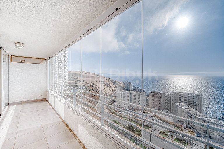 Family Apartment with Ocean View, Concón