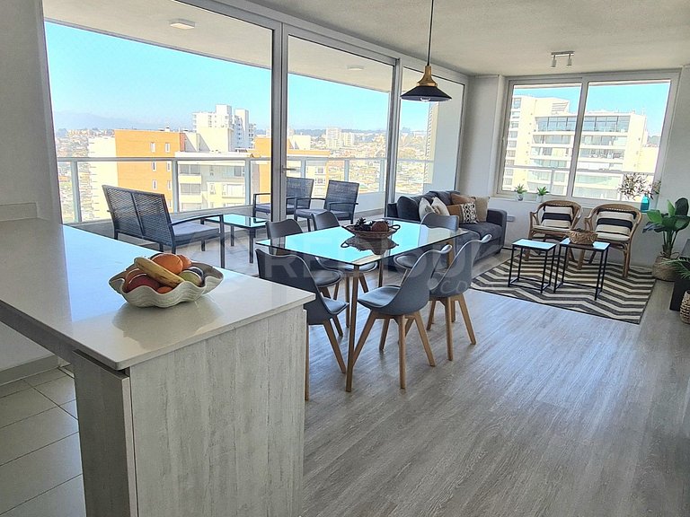 Spacious Family Apartment with Ocean View.