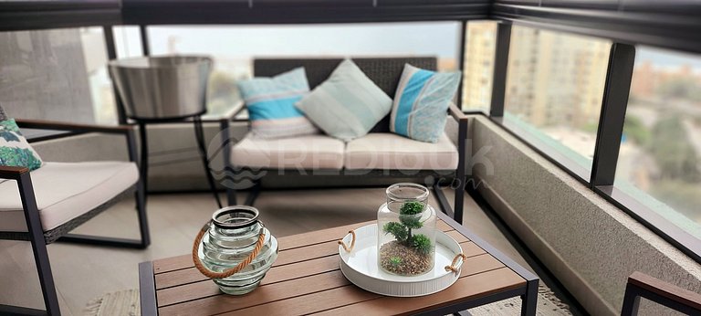 Cozy Apartment with Open View in Concón