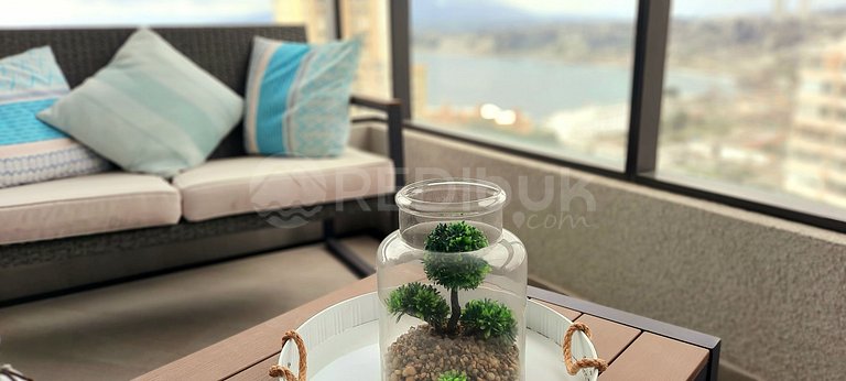 Cozy Apartment with Open View in Concón