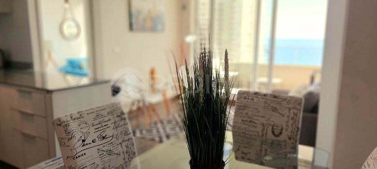 Comfortable apartment with a beautiful view in Concón.