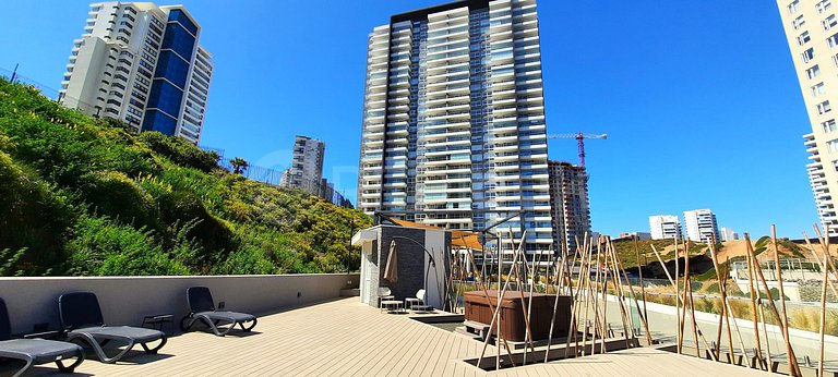 Beautiful apartment in Costa de Montemar, Concón.