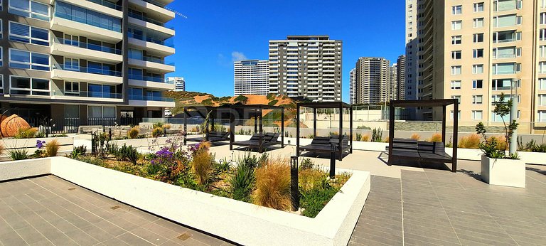 Beautiful apartment in Costa de Montemar, Concón.