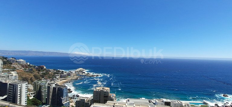 Spacious Apartment with Ocean View in Reñaca