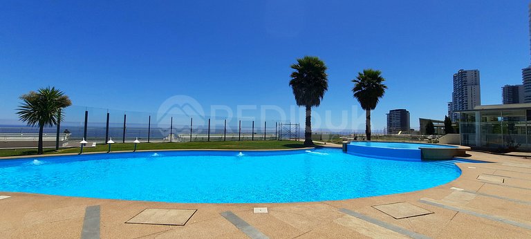 Spacious Apartment with Ocean View in Reñaca