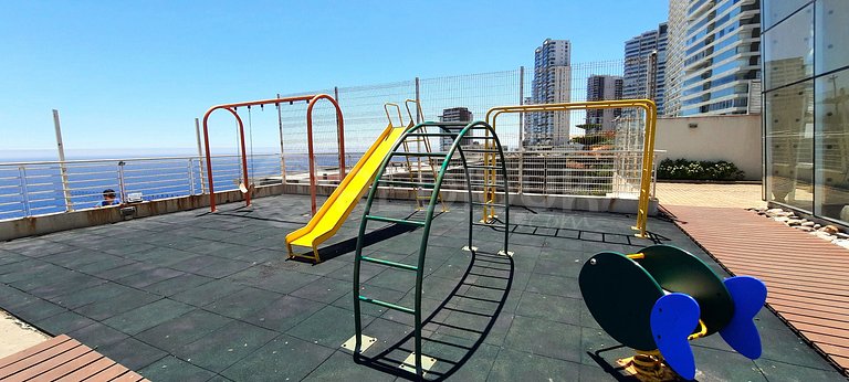 Spacious Apartment with Ocean View in Reñaca