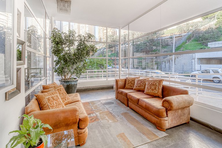 Recently remodeled apartment in Reñaca with ocean views
