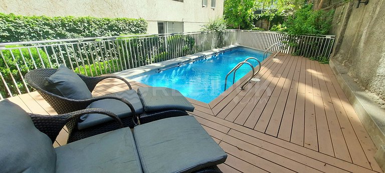 Spacious apartment in the exclusive sector of Vitacura.