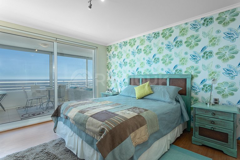 Spacious Apartment with Ocean View in Reñaca