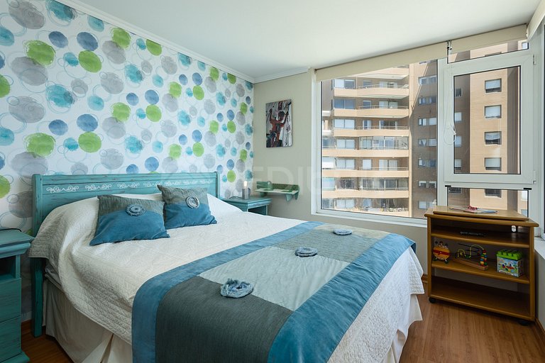 Spacious Apartment with Ocean View in Reñaca