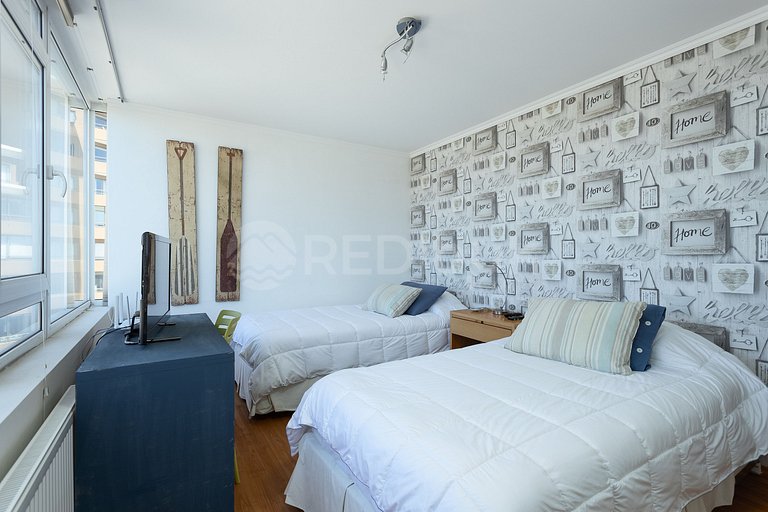 Spacious Apartment with Ocean View in Reñaca