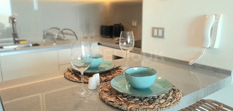 Unbeatable apartment overlooking the dunes and the sea.