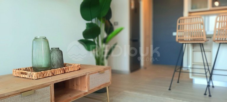 Unbeatable apartment overlooking the dunes and the sea.