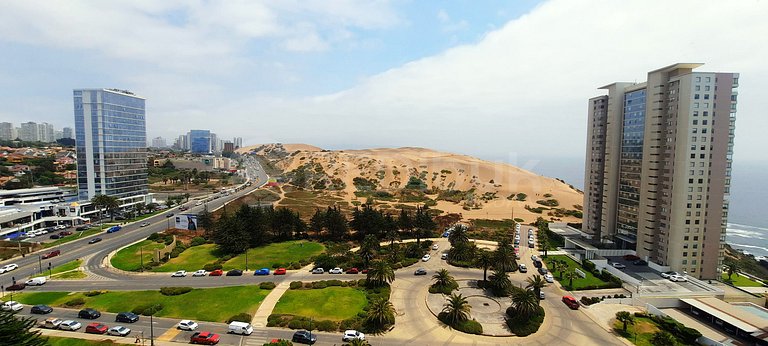 Unbeatable apartment overlooking the dunes and the sea.