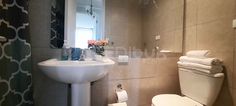 Depto con vista despejada al mar en Concón.