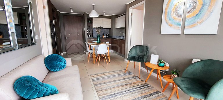 Cozy Apartment with Open View in Concón