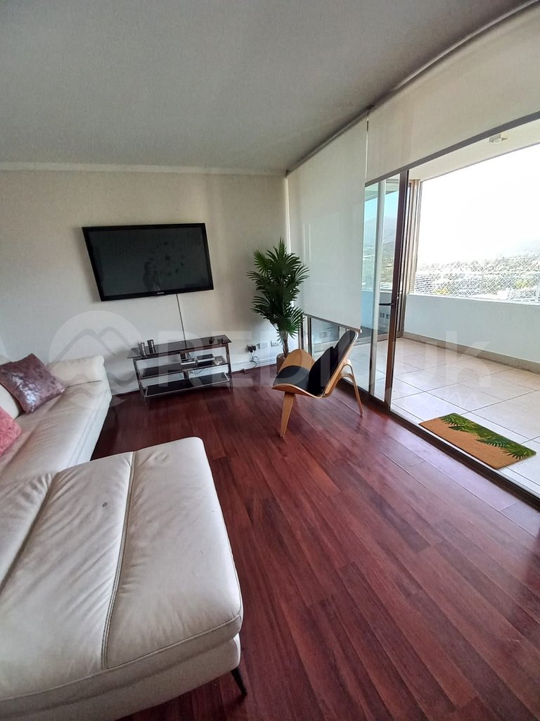 Moderno Departamento con Excelente Ubicación en Las Condes