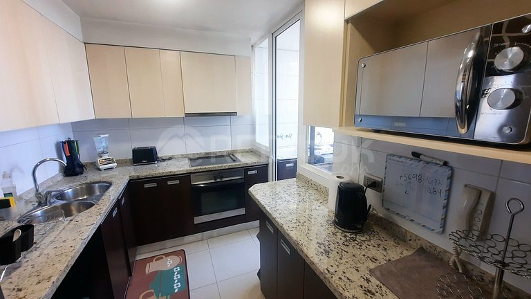 Moderno Departamento con Excelente Ubicación en Las Condes