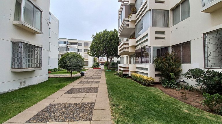 Amplio Depto en el Plan de Viña del Mar.