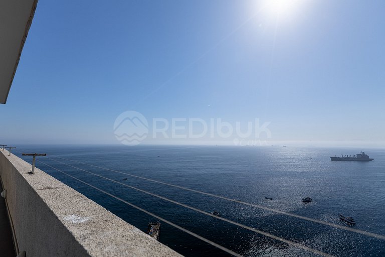 Spacious and Equipped Apartment in Valparaíso