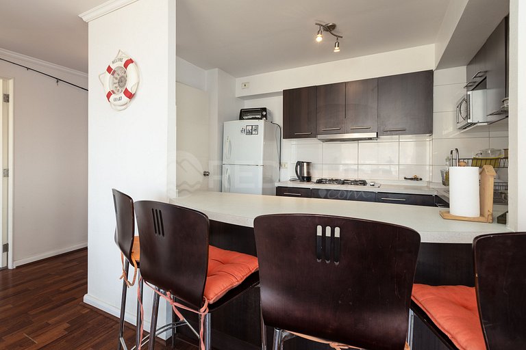 Spacious and Equipped Apartment in Valparaíso
