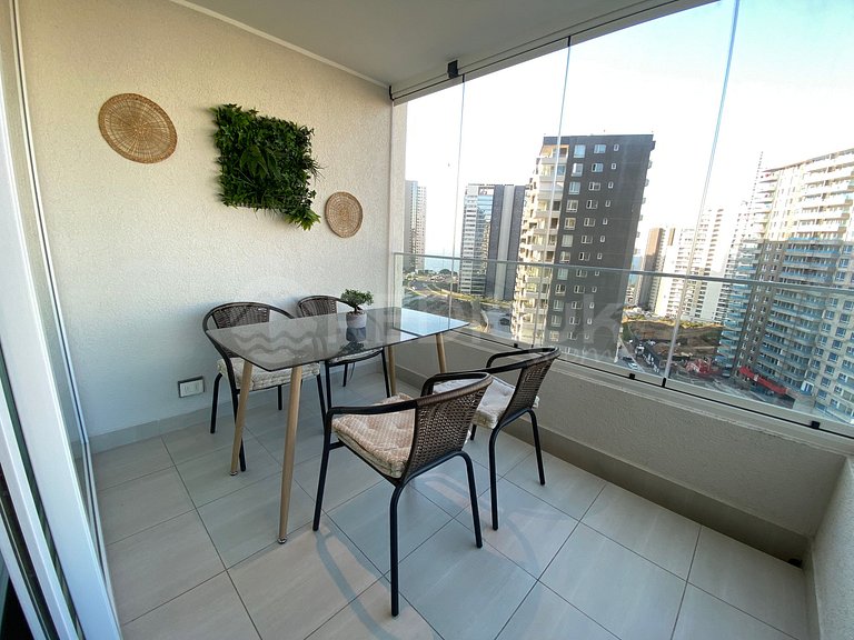 Beautiful apartment in Costa de Montemar, Concón.
