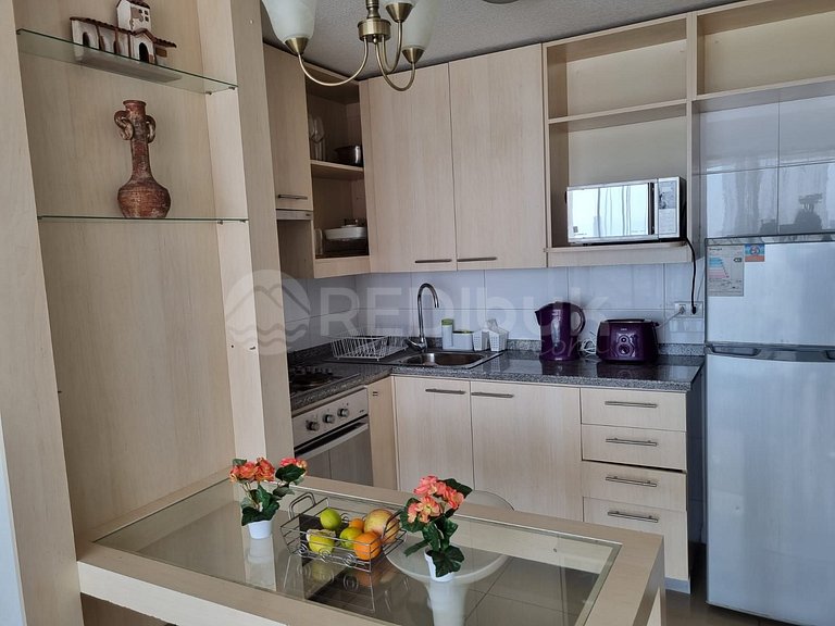 Apartment with a clear view of the sea in Concón.