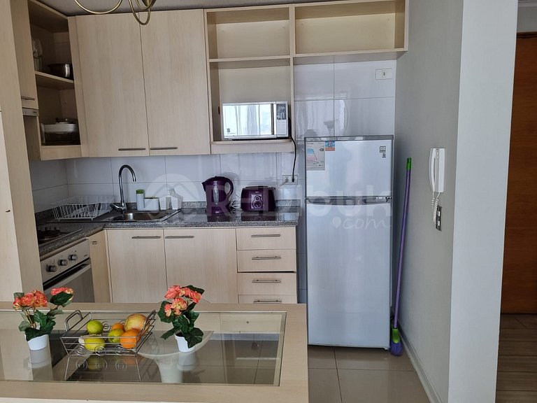 Apartment with a clear view of the sea in Concón.