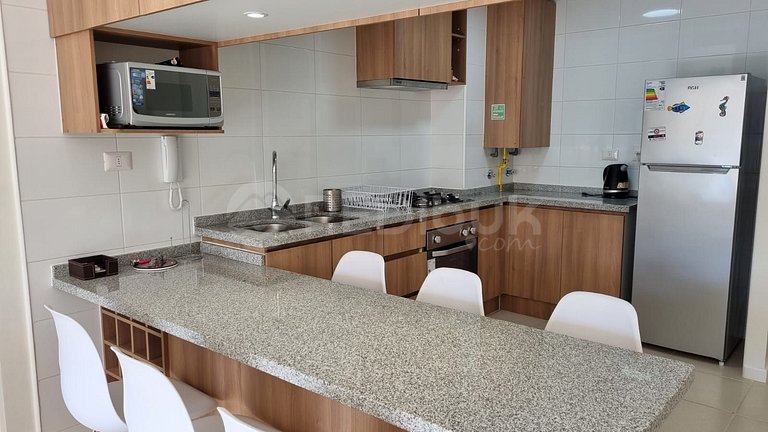 Amplio y Nuevo Departamento en El Tabo