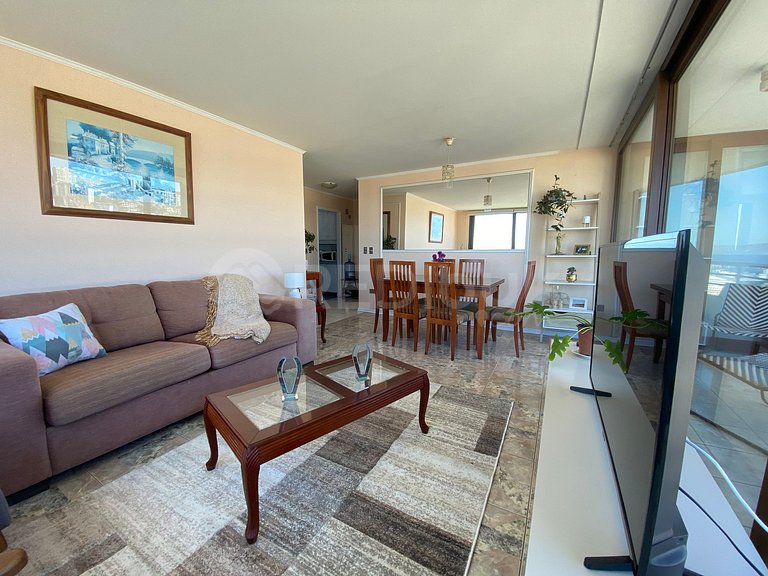 Spacious apartment in the center of Reñaca