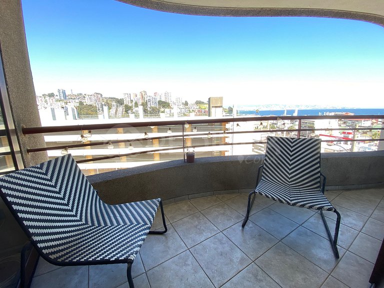 Spacious apartment in the center of Reñaca