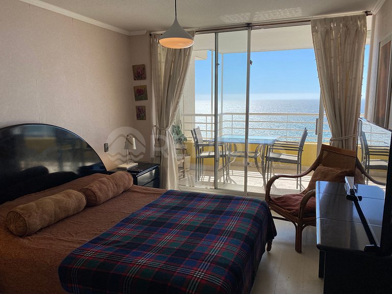 Full Ocean View Family Apartment in Reñaca