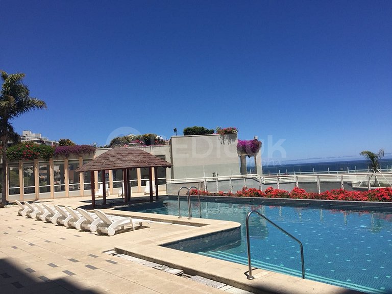 Full Ocean View Family Apartment in Reñaca