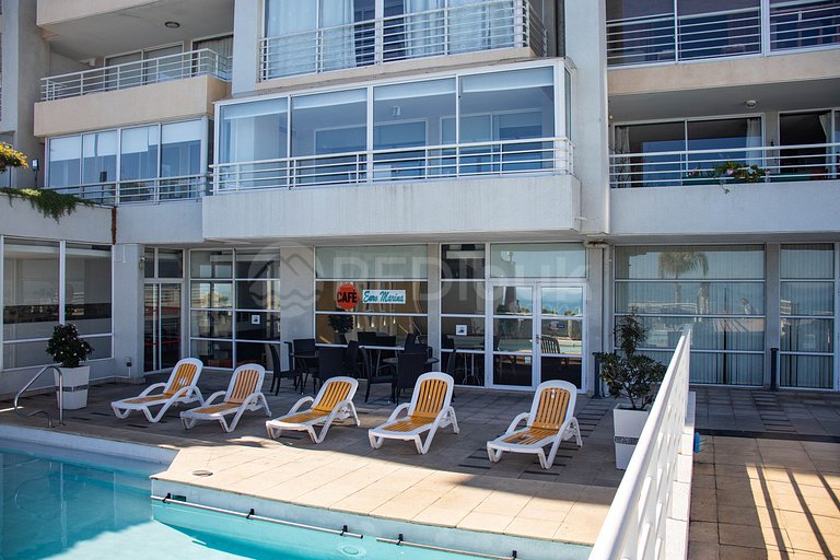 Full Ocean View Family Apartment in Reñaca