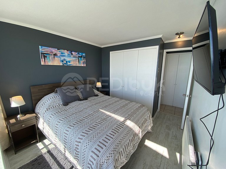 Recently remodeled apartment in Reñaca with ocean views