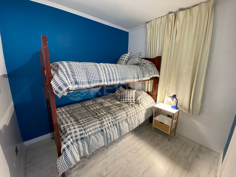Recently remodeled apartment in Reñaca with ocean views