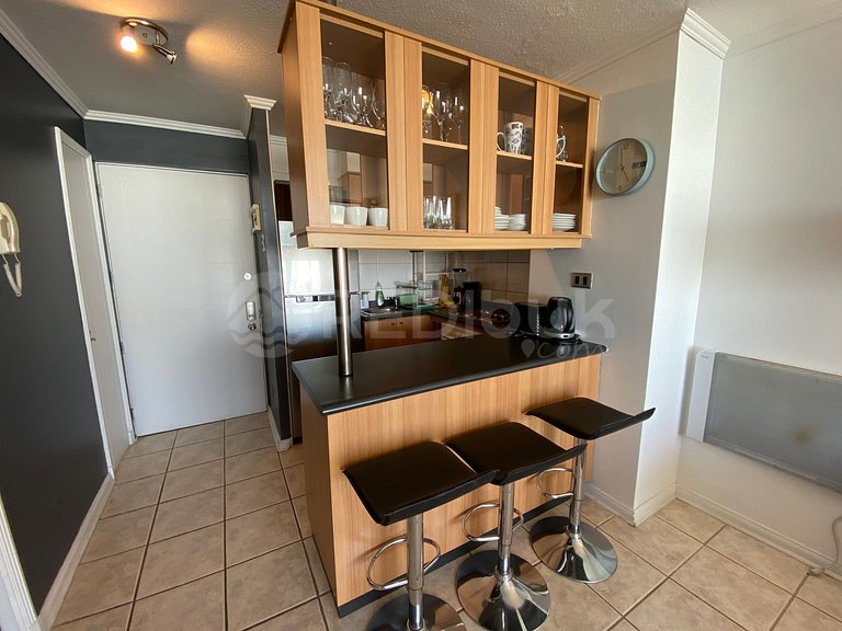 Recently remodeled apartment in Reñaca with ocean views