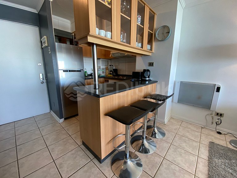 Recently remodeled apartment in Reñaca with ocean views