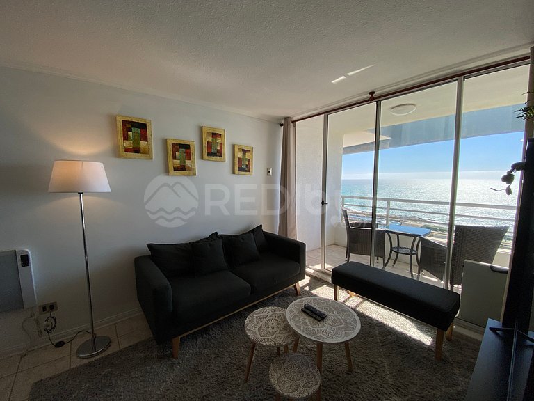 Recently remodeled apartment in Reñaca with ocean views