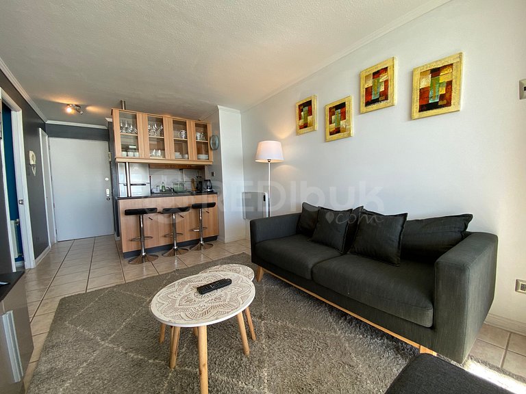 Recently remodeled apartment in Reñaca with ocean views