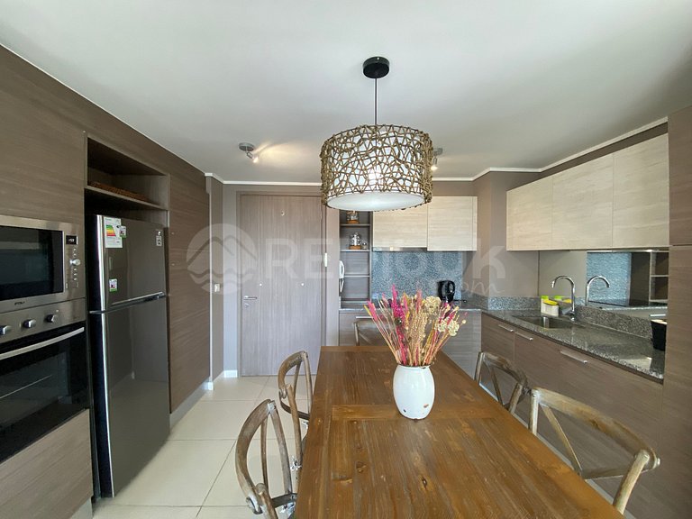 Beautiful and equipped apartment in Cóncón.