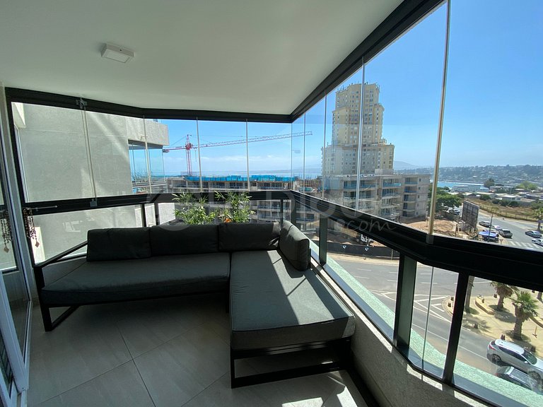 Beautiful and equipped apartment in Cóncón.