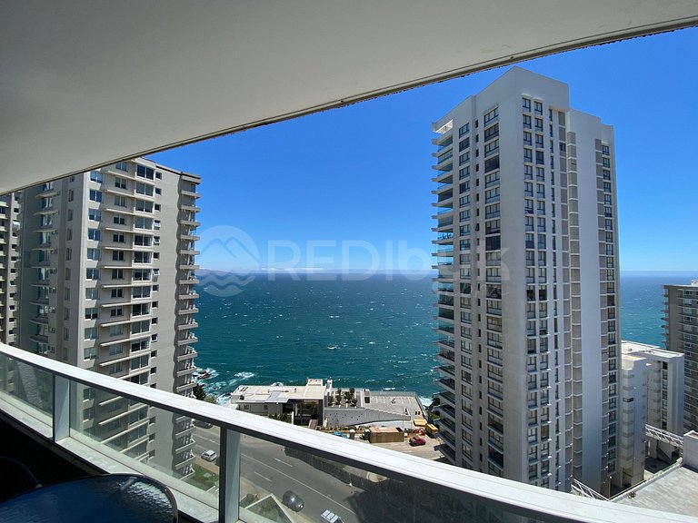 Modern ocean view apartment in northern Reñaca