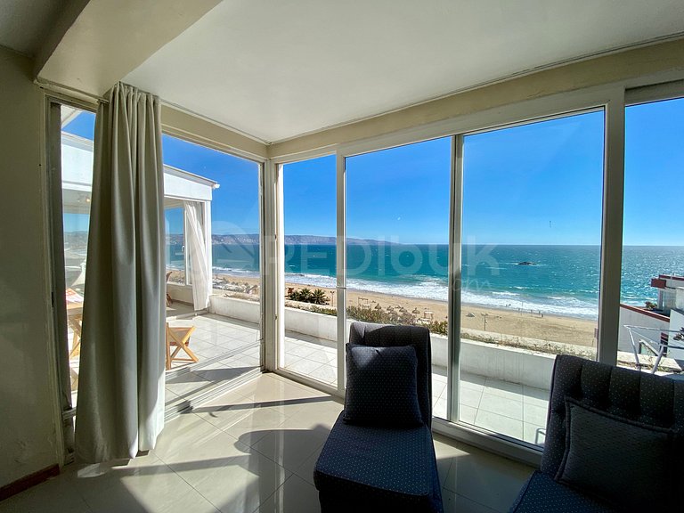 Spacious Apartment with Sea View In Reñaca