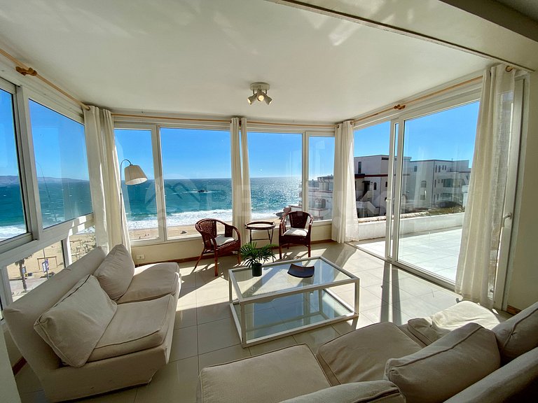 Spacious Apartment with Sea View In Reñaca