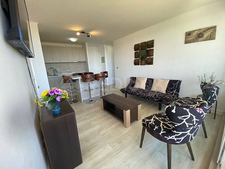 Apartment Located in Papudo with Beautiful View