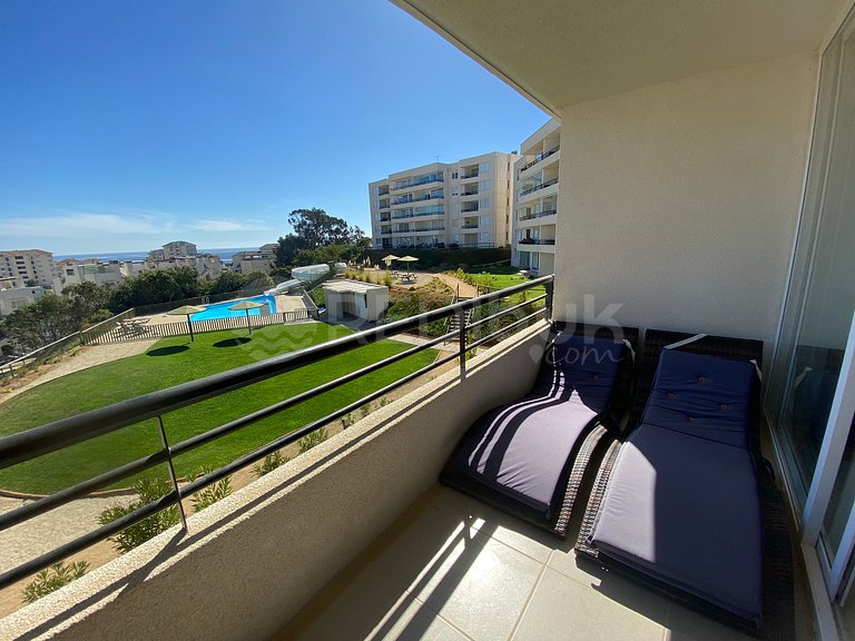 Apartment Located in Papudo with Beautiful View