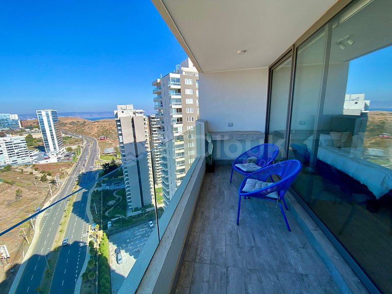 Modern apartment with outdoor and indoor pool