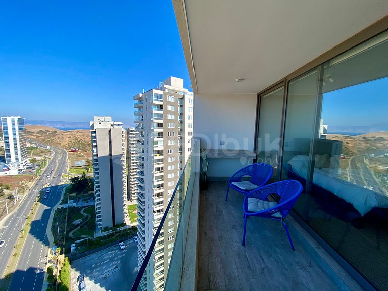 Modern apartment with outdoor and indoor pool